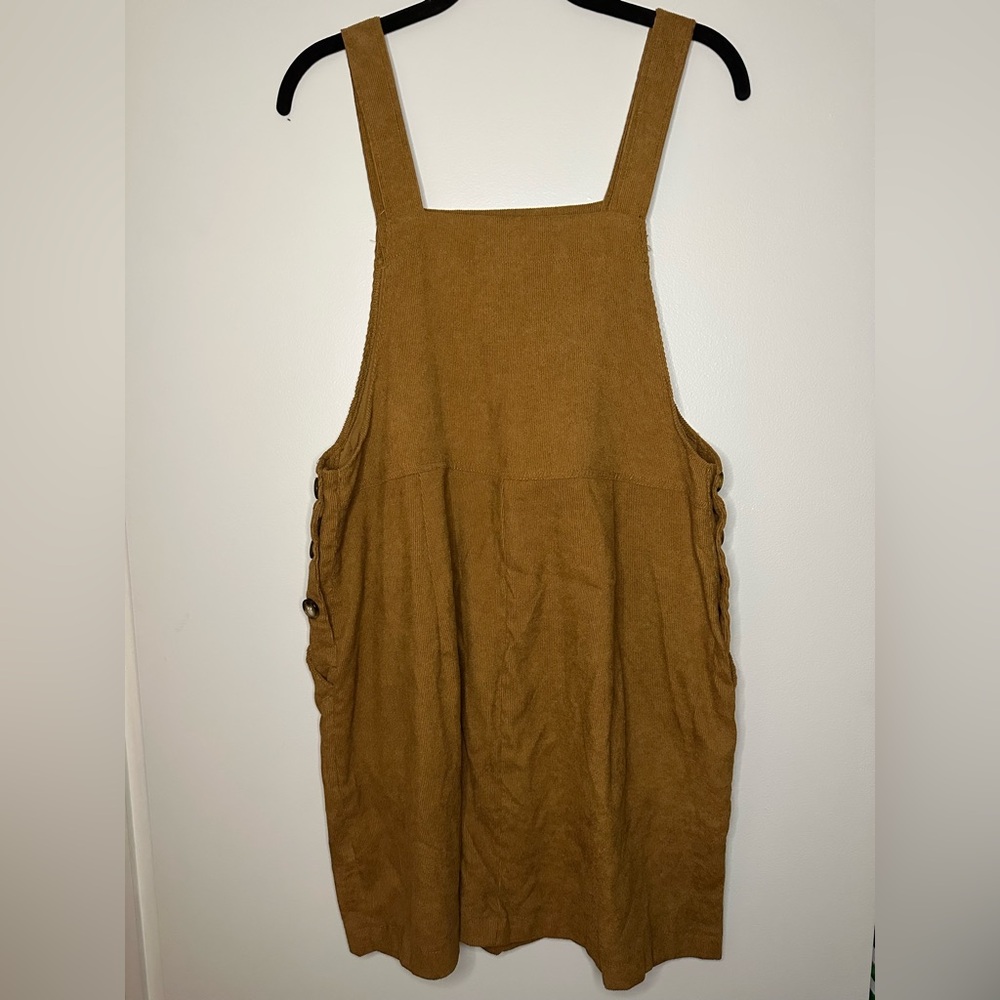 SHEIN Corduroy Overall Mini Dress – Perfect for Layering - Picture 8 of 9